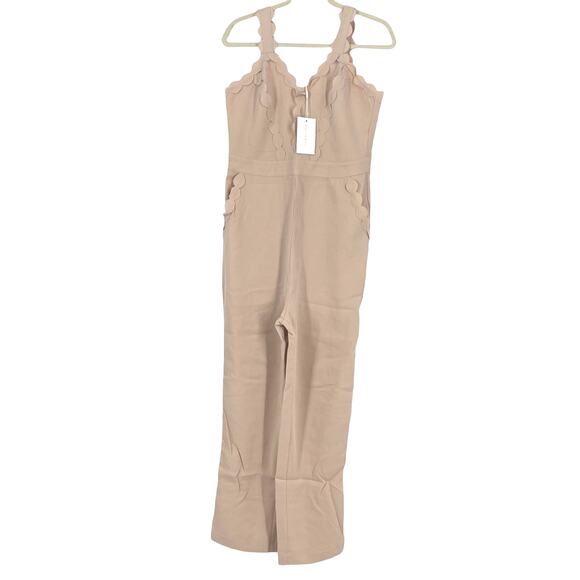 Anthropologie Foxiedox Idris Alabaster Jumpsuit Size Large NWT - Picture 3 of 12